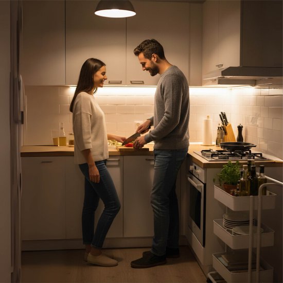 Keuken trolley op Wieltjes - 3 laags - Keukenrek - Serveerwagen - Kastje - Karretje - Opberg - Douche kastjes staand - Rekje - Wit - Luft