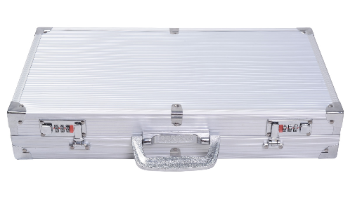 Coast Beschermkoffer met plukschuim - Aluminium - Brandwerend - 47 x 25 x 8 cm