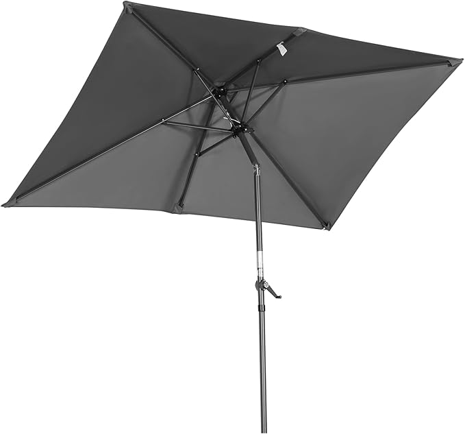 Angel Living Tuniparasol - 210 x 140 cm, met Zwengel - Kantelbaar - UV 50+ - Rechthoekig