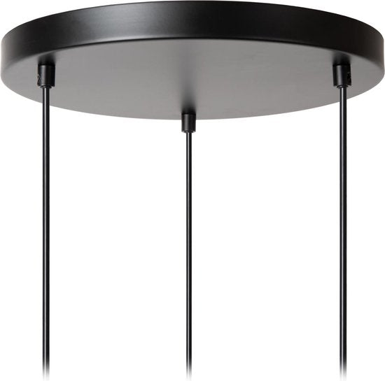 Lucide CHAYANNE - Hanglamp - Ø 30 cm - 3xE14 - Zwart