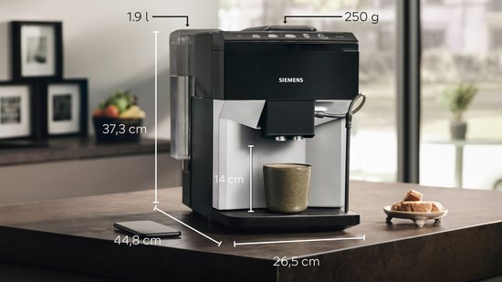 Siemens EQ500 TP511R01 - Volautomatische Espressomachine - Licht zilver