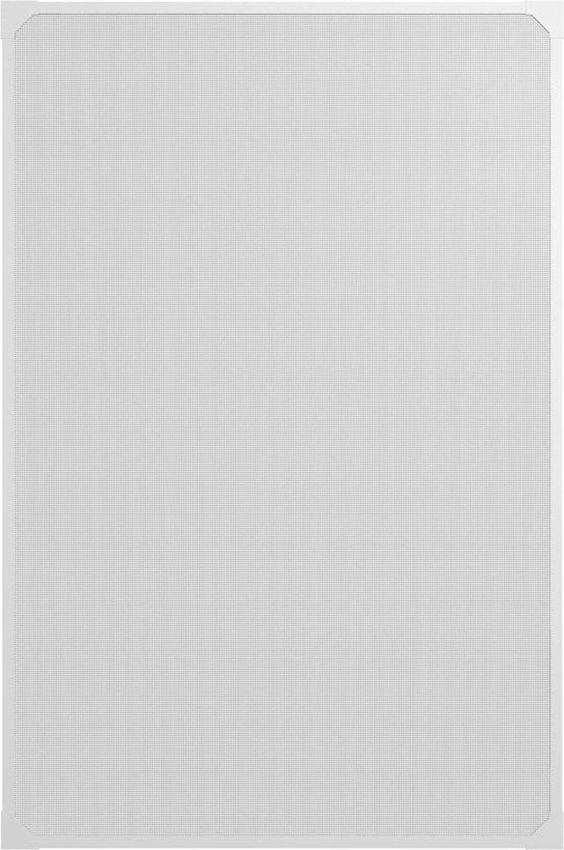 O'DADDY® Magnetisch Raamhor - 100x120 cm - Aanpasbaar Vliegengaas - Witte Rand en Zwart Gaas