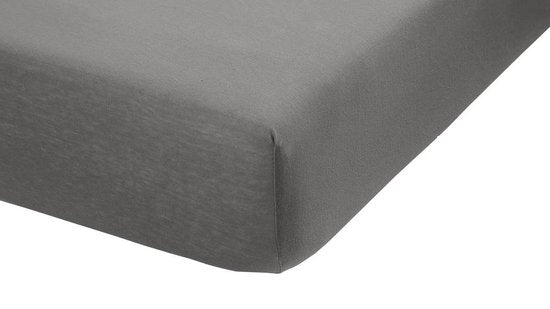 Ambiante Jersey - Hoeslaken - 160x200/210 - Grijs