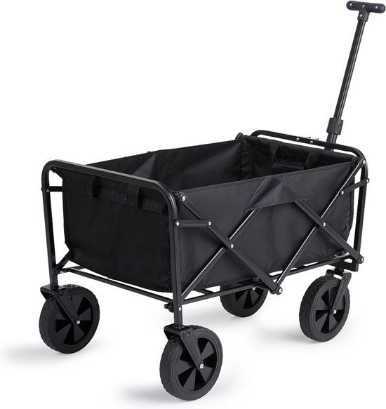 909 Outdoor Bolderkar - Opvouwbaar - Max laadvermogen 80 KG - 75x46x91cm - Zwart