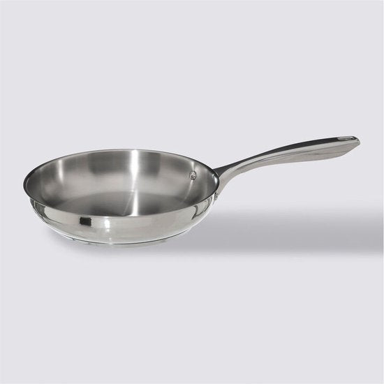 Secret de Gourmet - Koekenpan - Alle kookplaten/warmtebronnen geschikt - zilver - Dia 24 cm