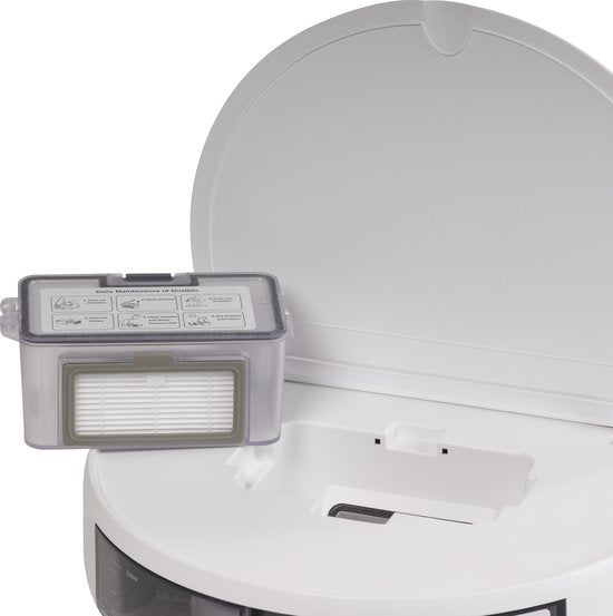 Denver Robotstofzuiger met Dweilfunctie en TUYA (App) - WiFi Dweilrobot met Oplaadstation - 1400PA - RVC110
