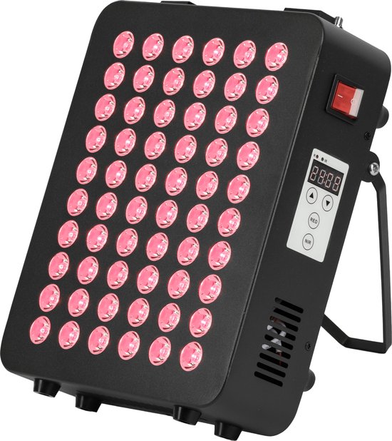 LIROMA® Roodlichttherapie - 2 Golflengten - Timer - LED Infraroodlamp - Infraroodtherapie - Rood licht therapie - Collageen Lamp - Fibromyalgie - Lichttherapie