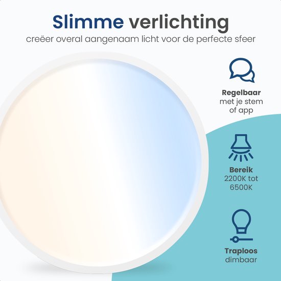 Gologi Slimme Spot - Smart Lamp - LED - Ledlamp - Warm Wit Licht - Smart GU10 - CCT - 700 Lumen - 5 kWh
