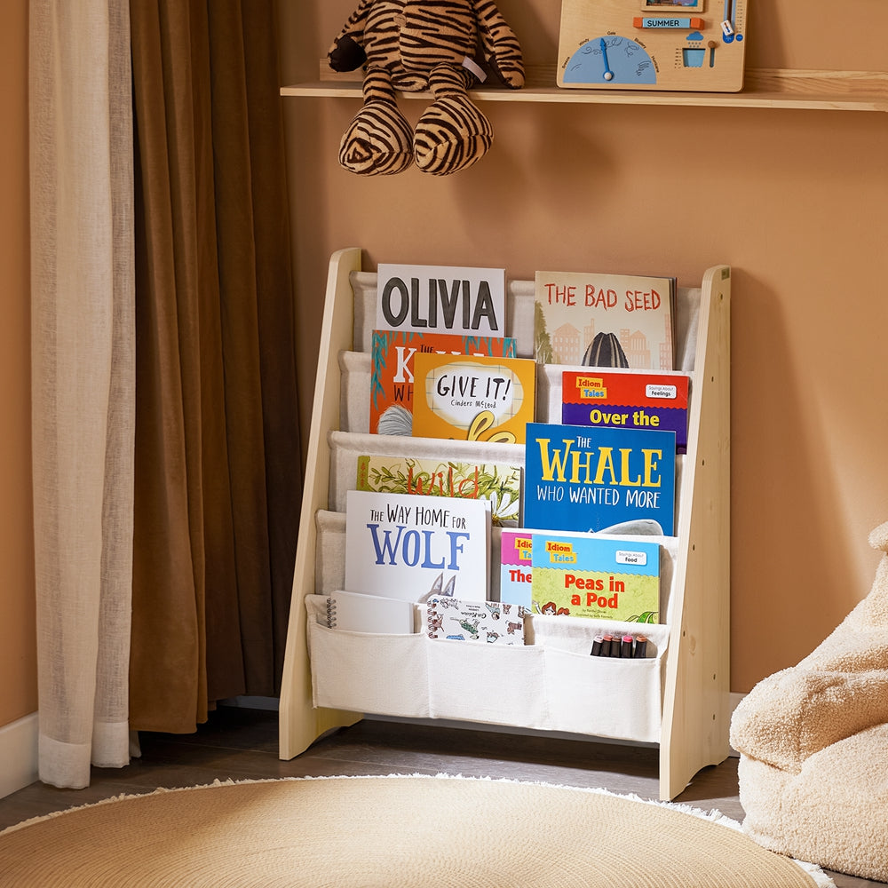 SoBuy KMB50-N Kinderboekenkast – Compact en Stijlvol Opbergen voor de Kinderkamer