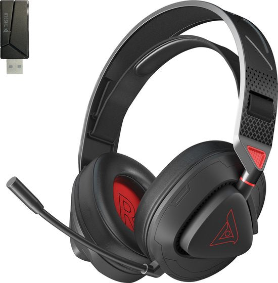 TAIDU THS318 2.4GHz Draadloze Gaming Headset - Over ear koptelefoon - met microfoon - Geschikt voor PS4/PS5, Nintendo Switch - Zwart