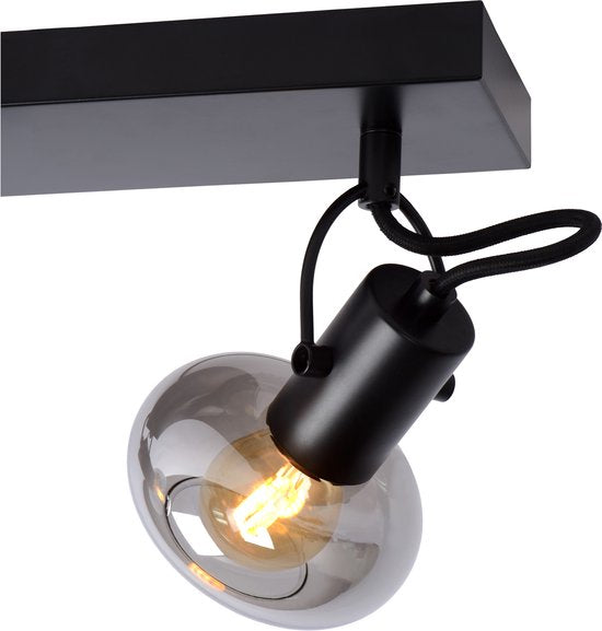 Lucide MADEE - Plafondspot (Plafondlamp) - 2xE14 - Zwart