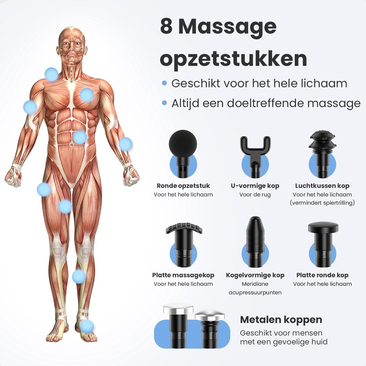Lifeproducts - Massagepistool PRO - Massagepistool - Zwart