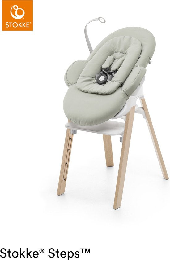Stokke® Steps™ Wipstoel - Soft Sage/Wit Chassis