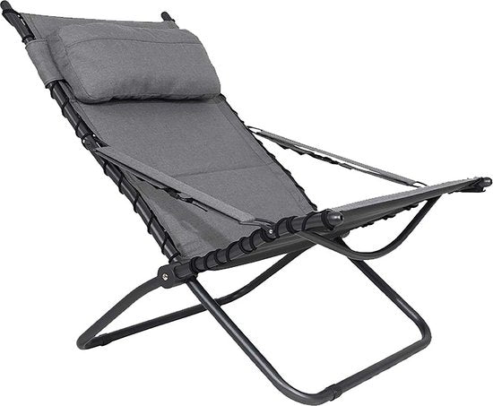 Crespo - Loungestoel - AP/262 - Tex-Comfort - Licht grijs