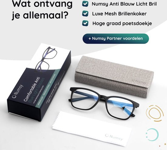 Blauw Licht Bril Zonder Sterkte - Computerbril - Blue Light Glasses - Beeldschermbril