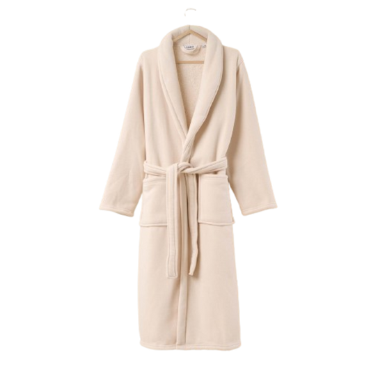 SJUMO Badjas – Almond Cream – Maat S/M – Ultra-zacht & Duurzaam