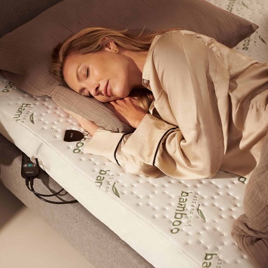 Duux Snooze Bamboo Elektrisch Onderdeken – 6 standen – 140x200 cm