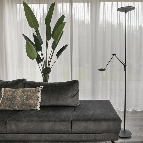 Vloerlamp Steinhauer Zodiac LED - Zwart