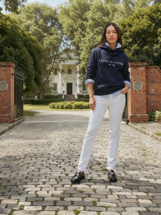 Tommy Hilfiger Heritage Hilfiger Hoodie - Dames - Desert Sky - XXL