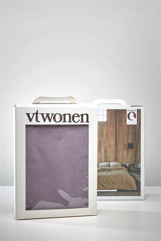 Vtwonen Vintage Indigo dekbedovertrek - Lits-Jumeaux - 240x200/220 - Donker Blauw