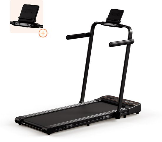 Moov Run Loopband Inklapbaar - Walking Pad – Opvouwbare Wandelband - Treadmill 1-14 km/u – Incl. Accessoires