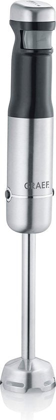 Graef HB82EU blender Staafmixer 200 W Zwart, Roestvrijstaal