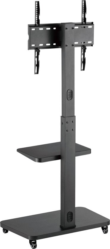 VVD Gaming TV standaard verrijdbaar - draaibaar - 32 inch tot 65 inch - Zwart - 40kg - 40x64x152cm