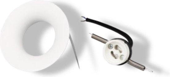 EtiamPro inbouw plafondarmatuur GU10 - gebogen - wit