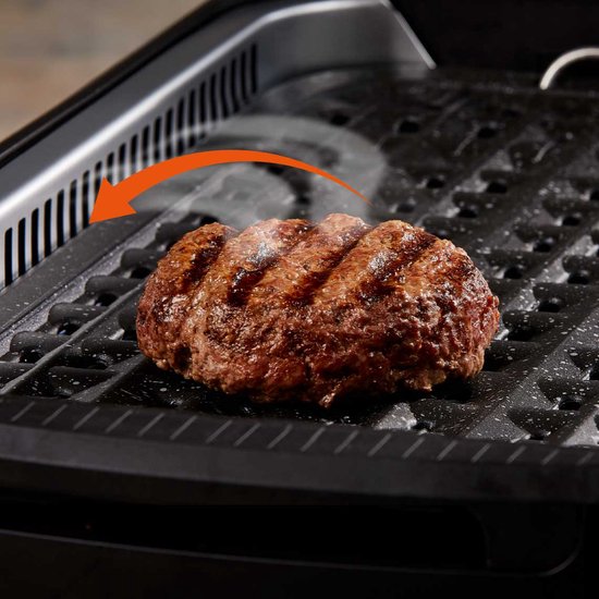 PowerXL Smokeless Grill- Elektrische Grill - Rookloos & geurloos grillplezier - met grillplaat & aromafunctie - antiaanbaklaag - met thermoglas deksel - binnengrill - 1500 Watt - Mail Order Edition