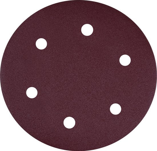 VONROC Schuurpapier set – 225MM – 25 stuks – Voor schuurmachines – Incl. klittenbandbevestiging