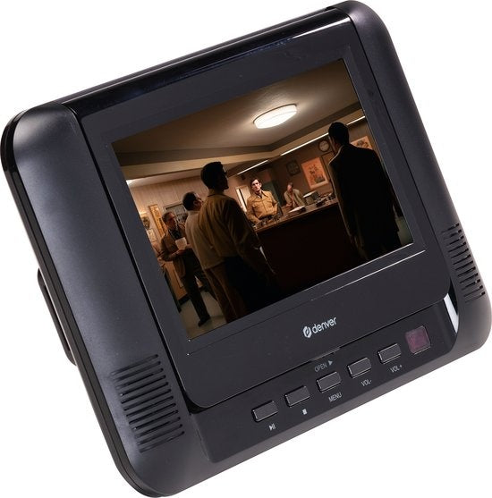 Denver Draagbare DVD Speler Auto - 7 inch - 2 schermen - Wintersport - Incl. Hoofdsteunhouder - USB - MTW793