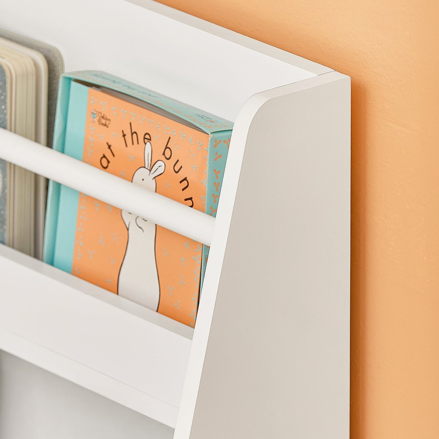 SoBuy Kinderboekenkast - 4 Planken - Max. 15 kg per plank - 58 x 18 x 81 cm - Wit