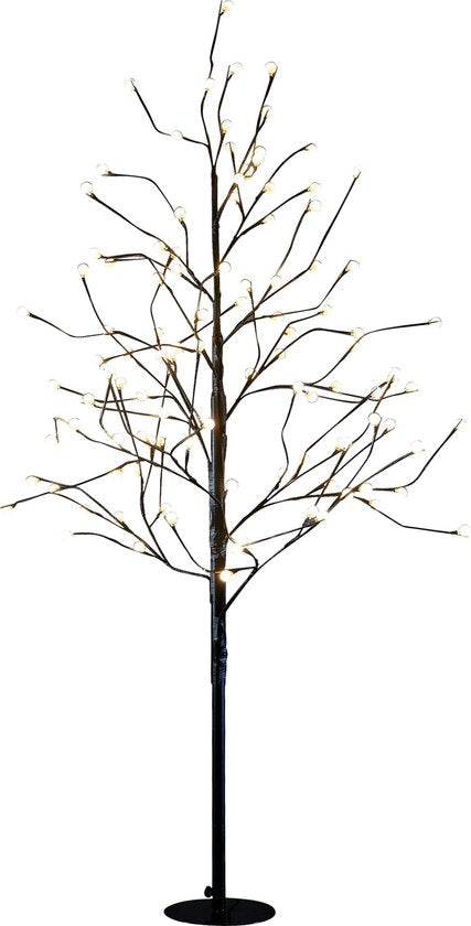 Luca Lighting Boom met Klassiek Witte LED Verlichting - H150 x Ø80 cm - Metaal - Zwart