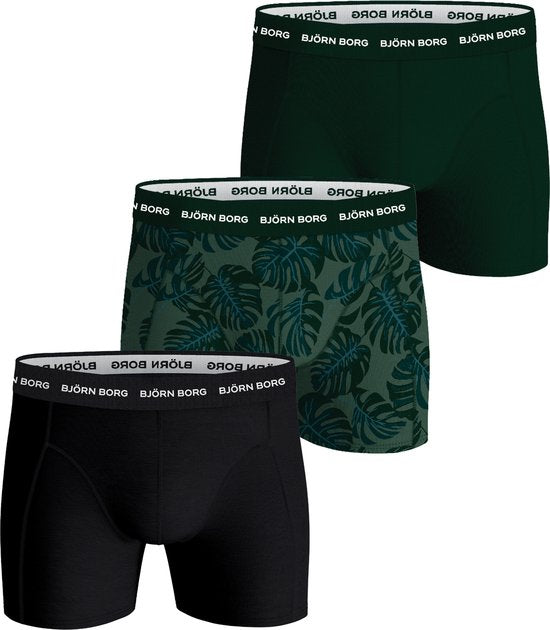 Björn Borg Cotton Stretch boxers -  Maat S - heren boxers normale lengte (3-pack) - multicolor