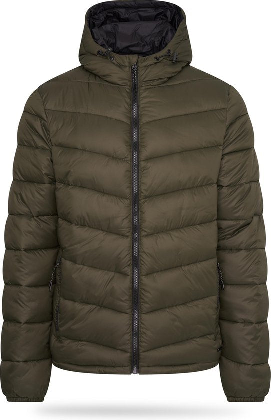 Pierre Cardin - Heren Jas winter Padded Jacket - Groen - Maat XXL