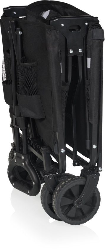 Tristar Bolderkar Opvouwbaar – 120 L – 100 kg Draagvermogen – Staal – Zwenkwielen – Inklapbare Bolderwagen Met Laadklep - Incl. Waterdichte Hoes - Compact - Festival - HC‑0917