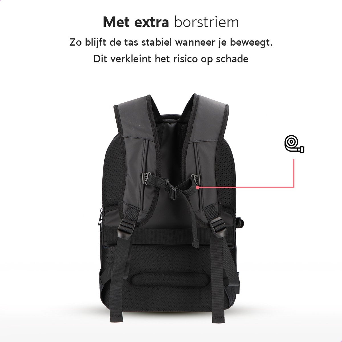 ONYX Cameratas met laptopvak - Spiegelreflexcamera rugzak - Spatwaterbestendig - Drones - Hardcase reistas