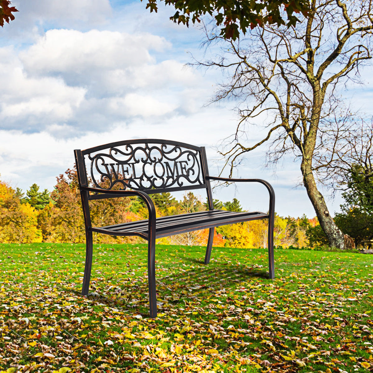 Coast Antieke Tuinbank Buitenmeubilair Brons