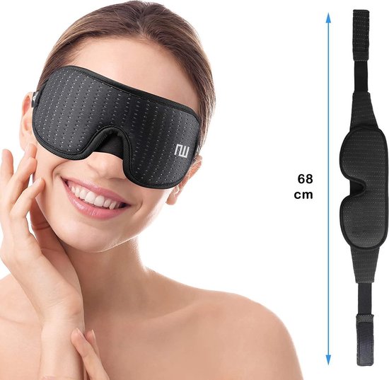 Northwall Slaapmasker Luxe - 100% Verduisterend - 3D Traagschuim