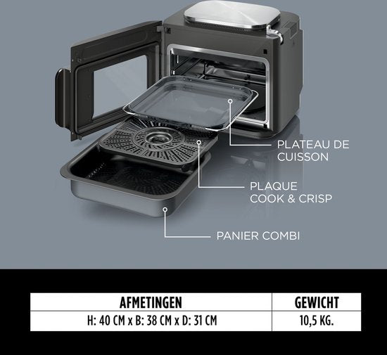 Ninja Combi 12-in-1 Multicooker, Oven en AirFryer - 12,5 Liter - Volledige Maaltijden in 15 minuten - SFP700EU