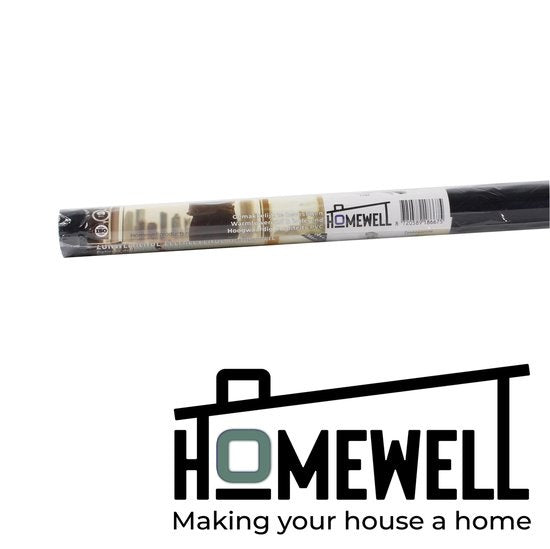 Homewell Zonwerende HR Raamfolie 60x200cm - UV protectie - Isolerend & Zelfklevend- Zwart Tint 39%