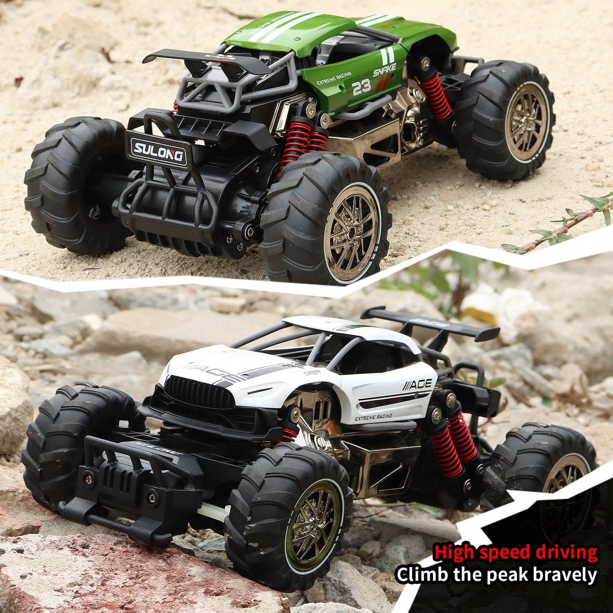 Fuegobird RC Auto - RC Voertuig -  hoge snelheid speelgoedauto - groente