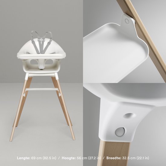 Stokke Clikk Kinderstoel - White