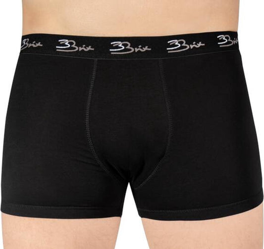 BEN BRIX Boxershorts in een dubbelpak - Maat 4XL - Zwart