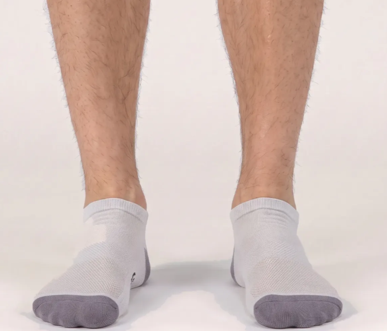 Fibershirts Sokken - Wit - Kort - Anti-Slip, Geurwerend