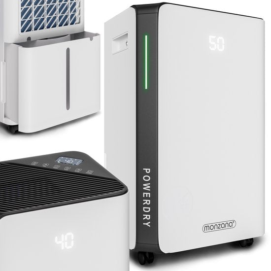 Monzana Luchtontvochtiger - Wifi App 20 tot 30m² 20l/dag - Wit