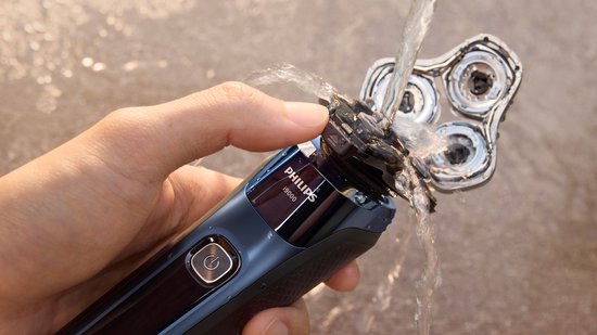 Philips Shaver i9000 Elektrisch Scheerapparaat Voor Mannen - Met Quick Clean Pod - Blauw - X9003/30