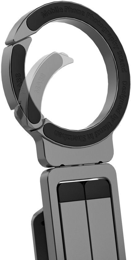 Ulanzi MA38 MagLock Mobiele Telefoonfotostandaard - MagSafe Handgreep en Standaard - Met 2 Cold Shoe Mounts - Aluminium