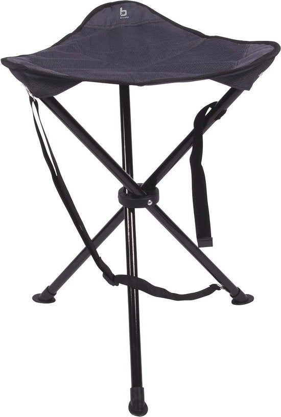 Bo-Camp - 3-Poots krukje - Deluxe - Antraciet - 55 cm