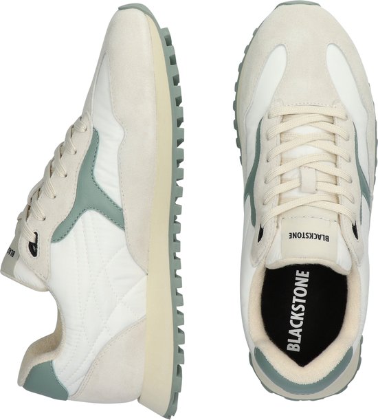 Blackstone Sneakers - Scoria Legend DG532 - Runner - Heren - 46 - Off White/Groen
